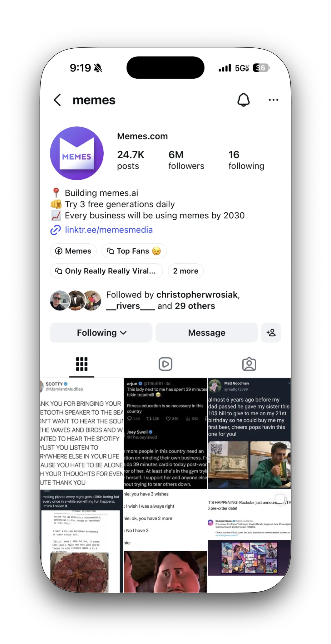 Memes.ai profile