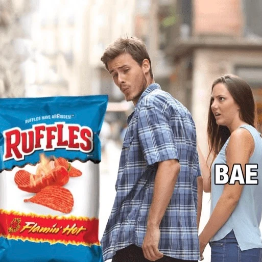 Distracted Boyfriend Product Swap