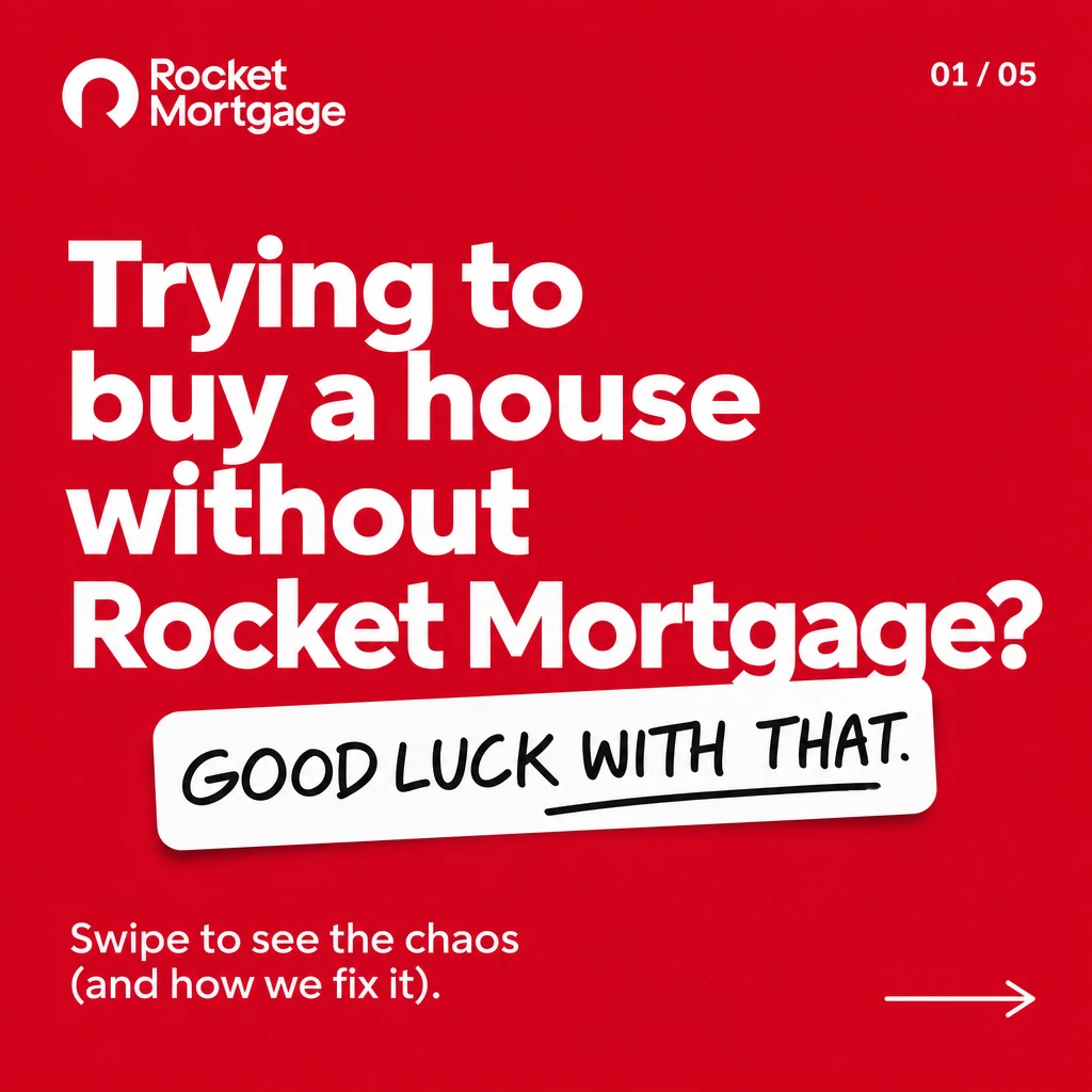 Buying a house without Rocket Mortgage? Good luck. — slide 1 of 5