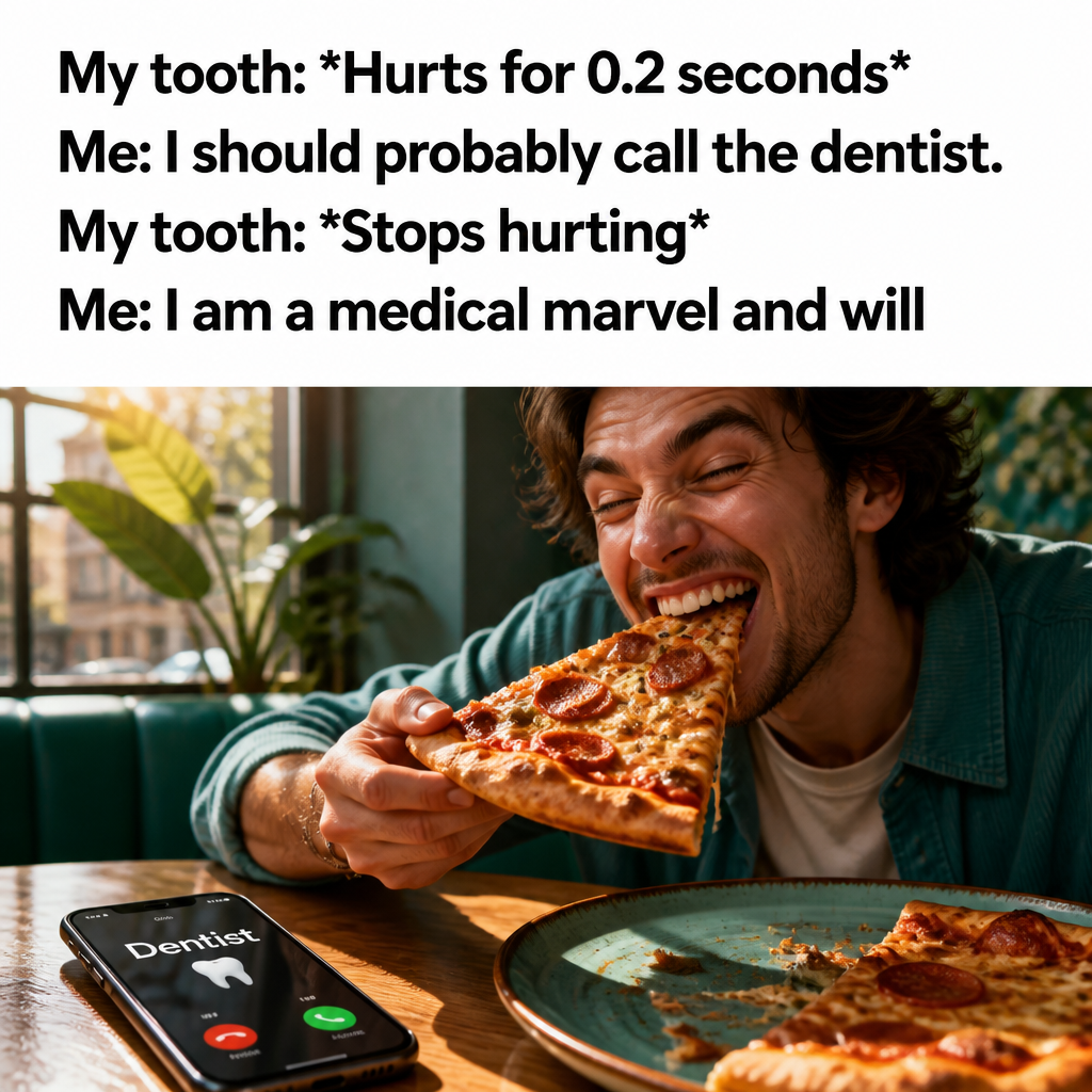 Generic dental industry meme marketing example